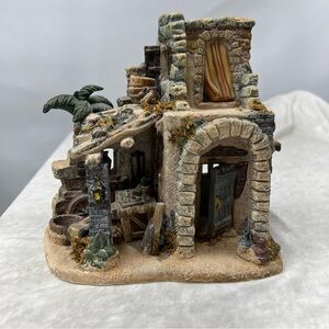 Mercasia holiday Christmas nativity Village building tool work shop